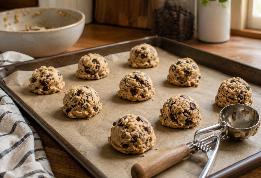 cookie dough balls for dairy free cookies