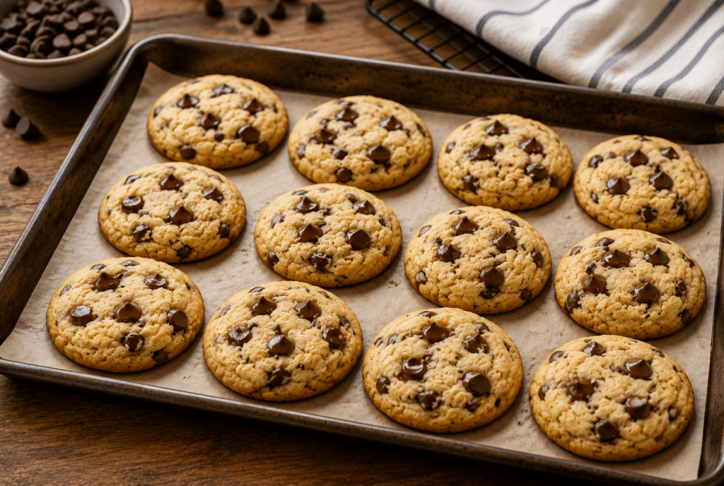 freshly baked pancake mix cookies
