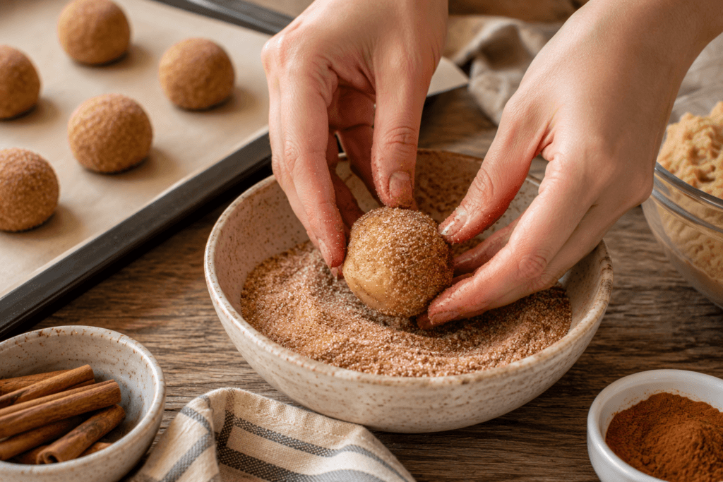 vegan snickerdoodle dough